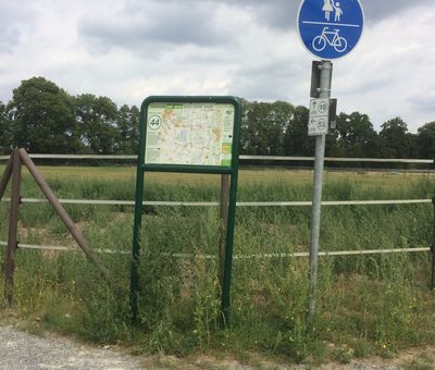 Radweg durch die Marsch